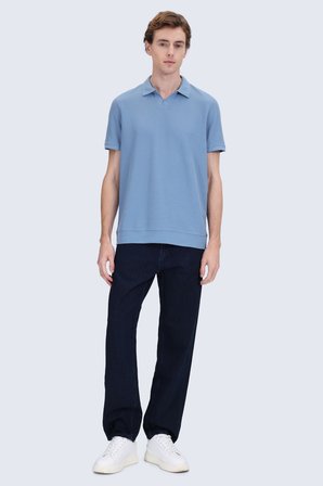 Mavi Regular Fit Polo Yaka Pamuklu Tişört | XXL