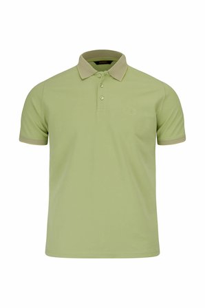 Yeşil Regular Fit Polo Yaka 100% Pamuklu Tişört | XL