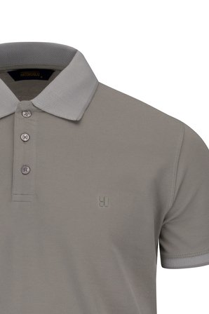 Vizon Regular Fit 100% Pamuklu Polo Yaka Tişört | M