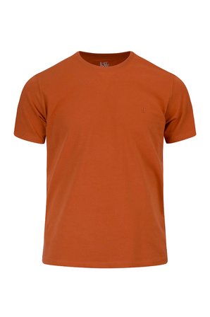 Turuncu Regular Fit Bisiklet Yaka 100 Pamuk Tişört | XXL