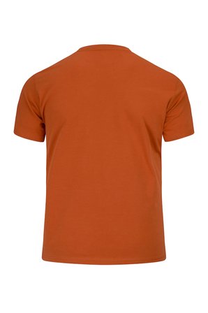 Turuncu Regular Fit Bisiklet Yaka 100 Pamuk Tişört | XXL