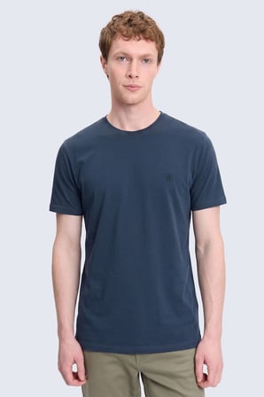 Mavi Regular Fit Bisiklet Yaka  100 Pamuk Tişört | XL