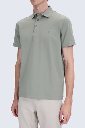 Vetiver Yeşil Regular Fit Polo Yaka Pamuklu Tişört | XXL