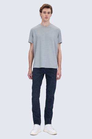 Yeşil Regular Fit Bisiklet Yaka Tişört | XL
