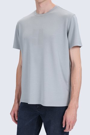 Yeşil Regular Fit Bisiklet Yaka Tişört | XL