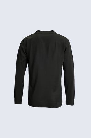 Haki Regular Fit Yarım Balıkçı Yaka Yünlü Kazak | M