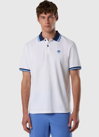North Sails Beyaz Erkek Polo T-Shirt NS0000692667