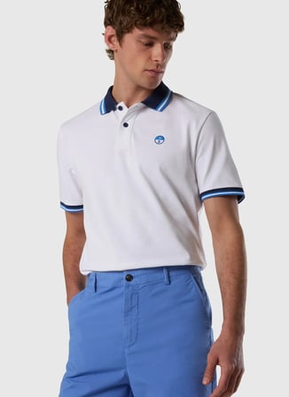 North Sails Beyaz Erkek Polo T-Shirt NS0000692667
