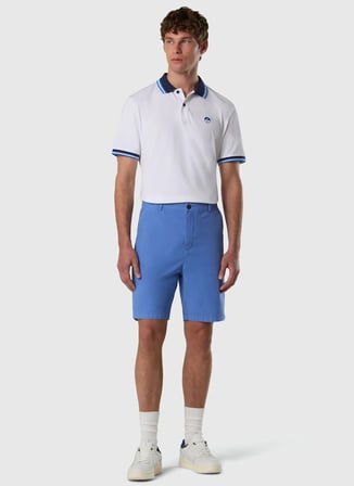 North Sails Beyaz Erkek Polo T-Shirt NS0000692667