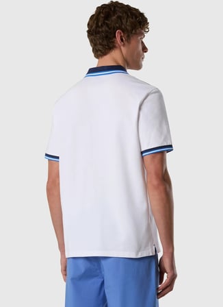 North Sails Beyaz Erkek Polo T-Shirt NS0000692667