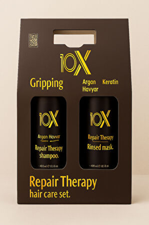 Repair Therapy 2'li Onarıcı Saç Bakım Seti (Şampuan + Maske)