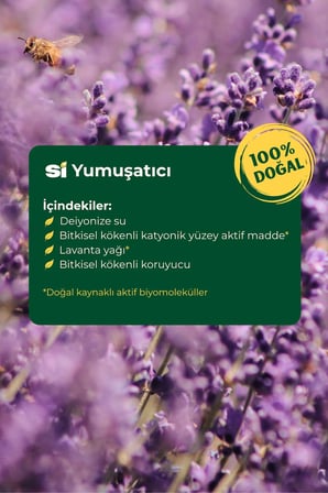 Si̇ Senin İ̇Çin  Doğal Çamaşır Yumuşatıcı Lavanta Yağlı 1 Lt.