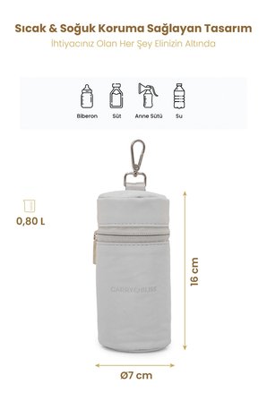 Carry Bliss Mini MilkMate Kompakt Isı Yalıtımlı Biberon Çantası ve Anne Sütü Taşıma Çantası