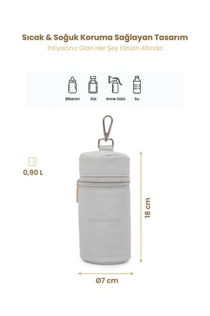 Carry Bliss MilkMate Isı Yalıtımlı Termal Biberon ve Anne Sütü Taşıma Çantası