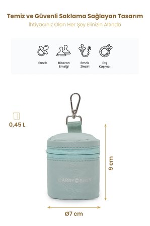 Carry Bliss PaciPal Antibakteriyel Astarlı Emzik Saklama Çantası