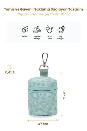 Carry Bliss PaciPal Antibakteriyel Astarlı Emzik Saklama Çantası