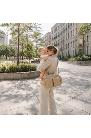 Carry Bliss DuoPack Antibakteriyel Astarlı Çok Gözlü Anne Bebek Çantası