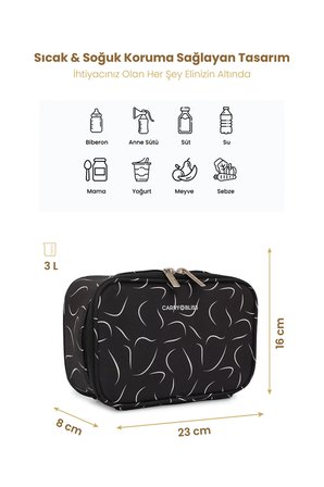Carry Bliss ThermaPouch Isı Yalıtımlı Organizer Mama ve Atıştırmalık Çantası