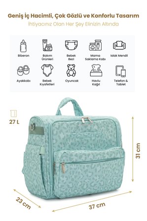 Carry Bliss BlissMate Antibakteriyel Astarlı Doğum ve Yeni Doğan Çıkışı İçin Anne Bebek Sırt Çantası