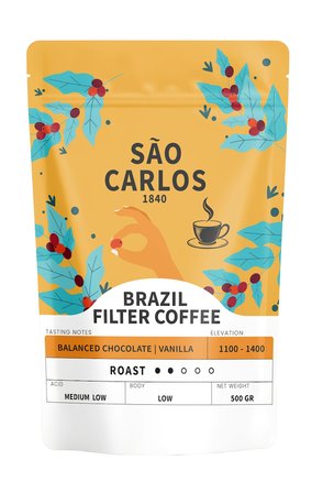 Brazil Filtre Kahve 500 Gr Single Origin - Öğütülmüş