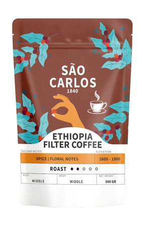 ETHIOPIA FILTER COFFEE (500gr) - Çekirdek