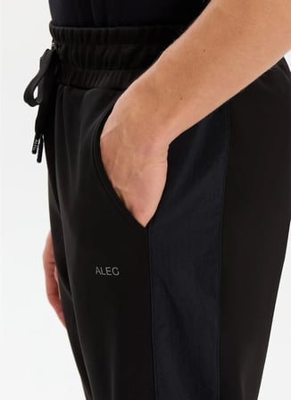 Siyah Erkek Modal Karışımlı Eşofman Altı ALG25047 19-3911 Alegion Sweatpants