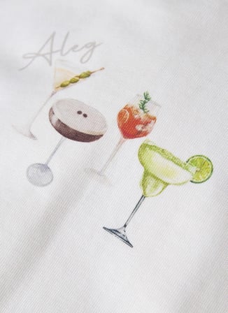 Ekru Erkek %100 Pamuk Oversize T-Shirt ALG25022-07 11-0604 T-Shirt Kokteyl