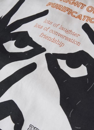 Aleg Ekru Erkek Oversize Yazı Baskılı T-Shirt ALG25022-09 11-0604 T-Shirt El Göz