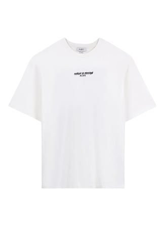 Ekru Erkek %100 Pamuk Oversize T-Shirt ALG25022-10 11-0604 T-Shirt Ördek