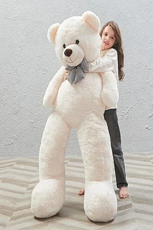 Papyonlu 180-190 Cm Dev BOY Sevimli Peluş Koca Ayı - Sevgiliye Eşe - Arkadaşa  Özel Hediye 
