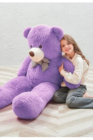 Papyonlu 180-190 Cm Dev BOY Sevimli Peluş Koca Ayı - Sevgiliye Eşe - Arkadaşa  Özel Hediye 