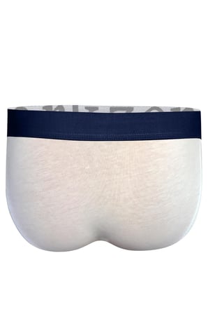 Erkek Beyaz Yanları Açık Geniş Lastikli Slip Külot