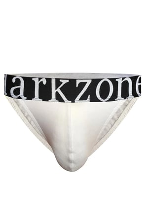 Erkek Beyaz Yanları Açık Geniş Lastikli Slip Külot
