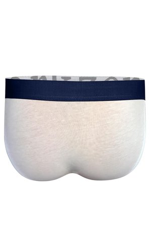 Erkek Beyaz Yanları Açık Geniş Lastikli Slip Külot