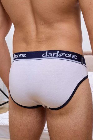 Erkek Beyaz Önü Açık Slip Külot