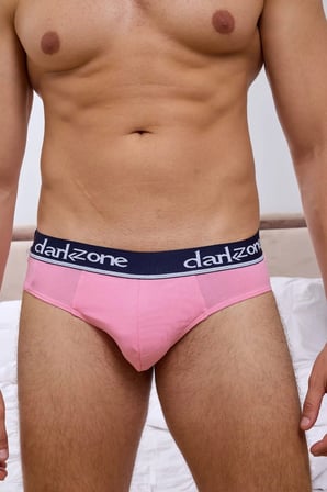 Erkek Pembe Pamuklu Lastikli Slip Külot