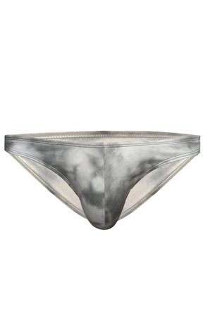 Erkek Batik Desenli Gri Pamuklu Klasik Slip Külot