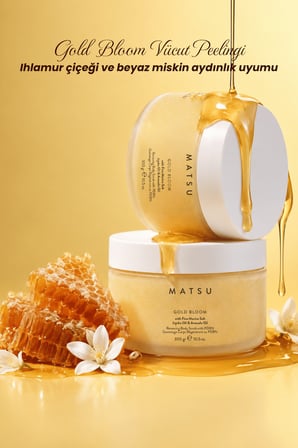 Gold Bloom Yenileyici Ihlamur & Pudramsı Vücut Peelingi 300 gr