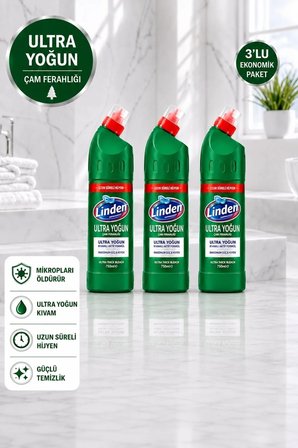 Ultra Çamaşır Suyu Çam 750 ml x3 Adet
