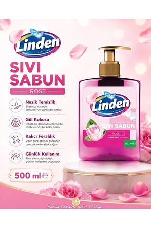 Sıvı Sabun Rose 500 ml