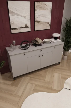 Lüks Konsol TV Ünitesi %100 MDF Salon ve Yemek Odası Ünitesi KNSL03