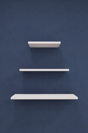 Modern 3'lü Uçan Raf Çok Amaçlı Duvar Rafı Organizer %100 MDF Kitaplık Mutfak Banyo Rafı DRF05