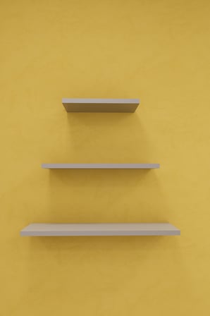 Modern 3'lü Uçan Raf Çok Amaçlı Duvar Rafı Organizer %100 MDF Kitaplık Mutfak Banyo Rafı DRF05