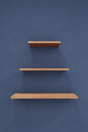 Modern 3'lü Uçan Raf Çok Amaçlı Duvar Rafı Organizer %100 MDF Kitaplık Mutfak Banyo Rafı DRF05