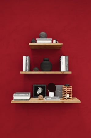 Modern 3'lü Uçan Raf Çok Amaçlı Duvar Rafı Organizer %100 MDF Kitaplık Mutfak Banyo Rafı DRF05