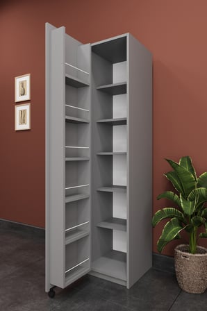 Lüks Çok Amaçlı Kiler Dolabı %100 MDF Erzak Organizer Mutfak Dolabı MK19