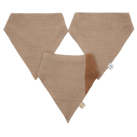 Miniboni 3'lü Müslin Fular - Beige