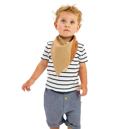Miniboni 3'lü Müslin Fular - Beige