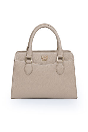 Orta Boy Günlük Uzun Askılı Tote Tasarım Kadın El ve Omuz Çantası LV930977 Vizon