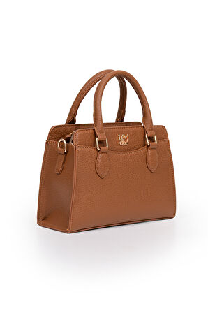 Orta Boy Günlük Uzun Askılı Tote Tasarım Kadın El ve Omuz Çantası LV930977 Taba